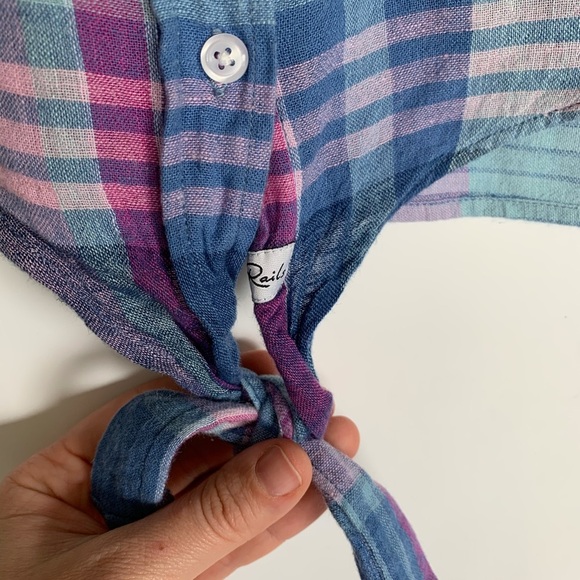 Rails | Amelie Tie Front Buttondown Top - Picture 4 of 6